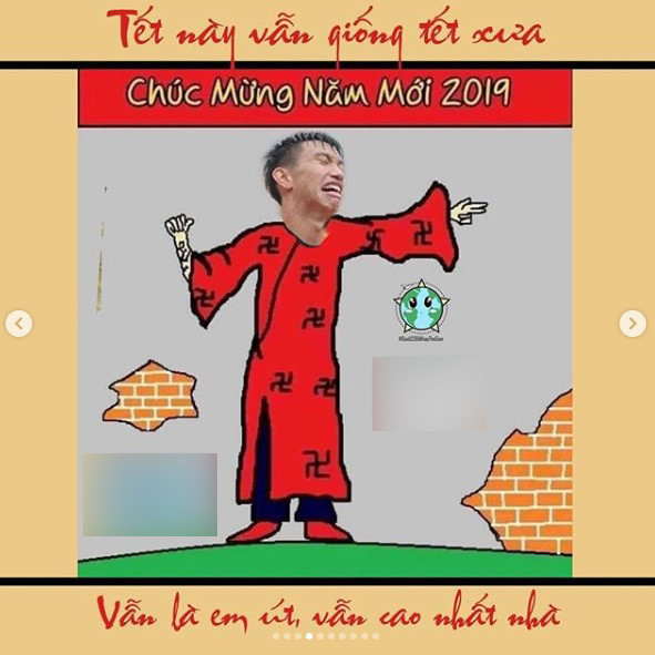 Ảnh chế sự khác nhau giữa Tết xưa và nay của tuyển thủ Việt Nam