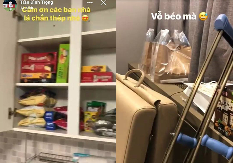 Thấy Trọng ỉn gầy rộc hẳn đi sau phẫu thuật, fan tức tốc gửi đồ ăn sang tận nơi vỗ béo