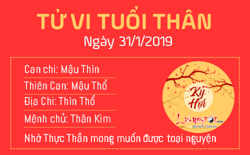 Tử vi ngày 31/1/2019 thứ 5 của 12 con giáp: Tý tiền bạc đầy tay, Thìn bị kẻ xấu làm hại