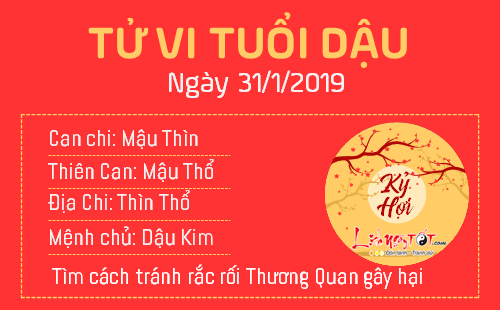 Tử vi ngày 31/1/2019 thứ 5 của 12 con giáp: Tý tiền bạc đầy tay, Thìn bị kẻ xấu làm hại