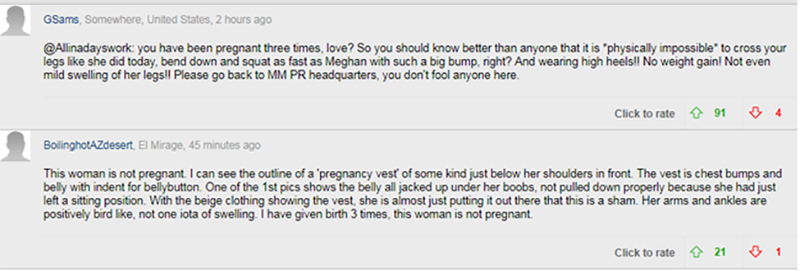 Bất chấp dư luận đồn đoán, Meghan xuất hiện rạng rỡ và tiếp tục hành động nhấn mạnh vào nghi vấn mang thai giả