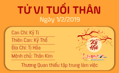 Tử vi thứ 6 ngày 1/2/2019 của 12 con giáp: Dậu tình tiền song thu, Hợi dễ vướng thị phi Tử vi thứ 6 ngày 1/2/2019 của 12 con giáp: Dậu tình tiền song thu, Hợi dễ vướng thị phi
