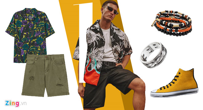 Cách mặc áo sơ mi họa tiết trẻ trung và thời thượng dành cho nam giới