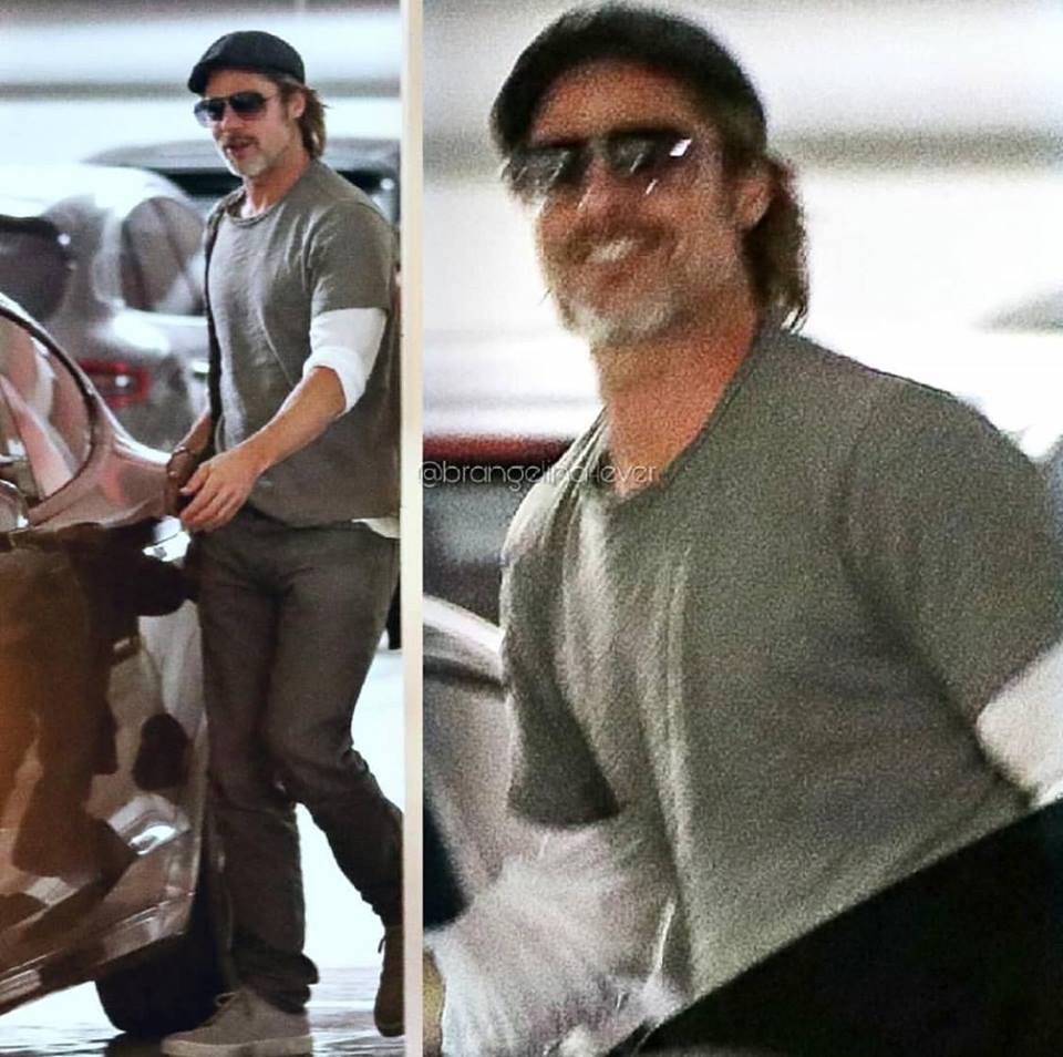 Thật bất ngờ, Brad Pitt lần đầu lộ ảnh gặp gỡ Angelina Jolie sau 3 năm chia tay?