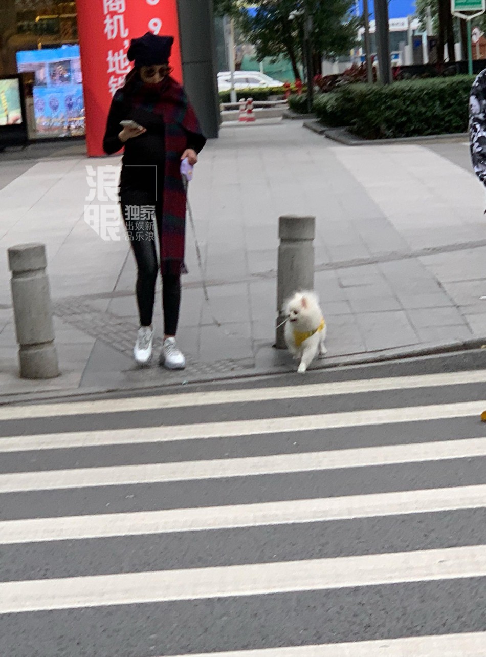 Chính thức lộ bụng tháng cuối thai kỳ với đồ bó sát, Trương Hinh Dư vẫn gây chú ý với đôi chân siêu thon