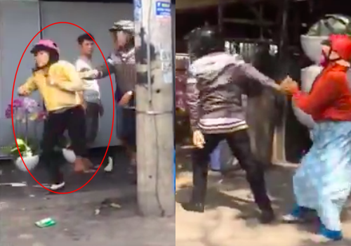 Chồng một mực che chắn cho nhân tình chạy trốn sau khi bị vợ bắt quả tang chở nhau trên phố trong chiều 27 Tết