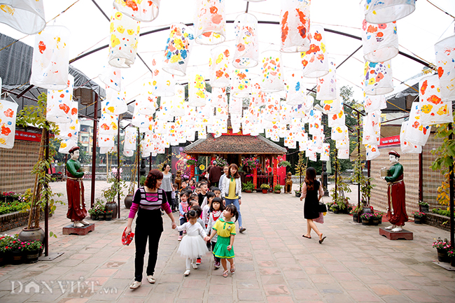 Ảnh: Tái hiện không gian Tết xưa tại Văn Miếu