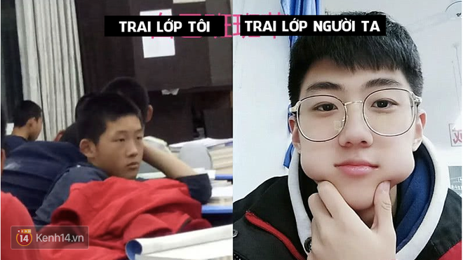 Hội thích ngắm trai đẹp luôn có một nỗi buồn mang tên: Trai lớp người ta lúc nào cũng đẹp hơn trai lớp tôi