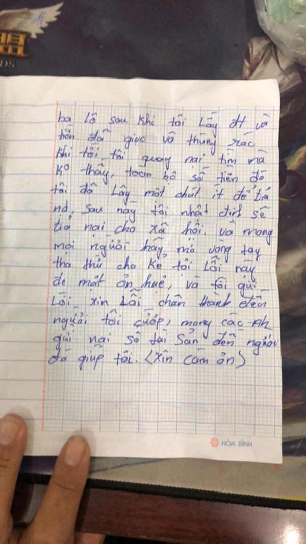 Nạn nhân bị cướp 107 triệu đồng mong công an không truy bắt hung thủ