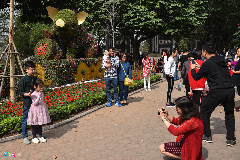 Phố phường rực rỡ, bớt màu mè để đón Tết Kỷ Hợi