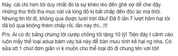 Sốc khi Vy Oanh tiếp tục đăng đàn cảnh cáo Trấn Thành, gọi nam MC là thằng Sốc khi Vy Oanh tiếp tục đăng đàn cảnh cáo Trấn Thành, gọi nam MC là thằng