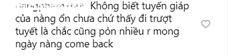 Đi trượt tuyết đón Tết xa nhà, Phạm Hương lại bị soi bệnh tuyến giáp