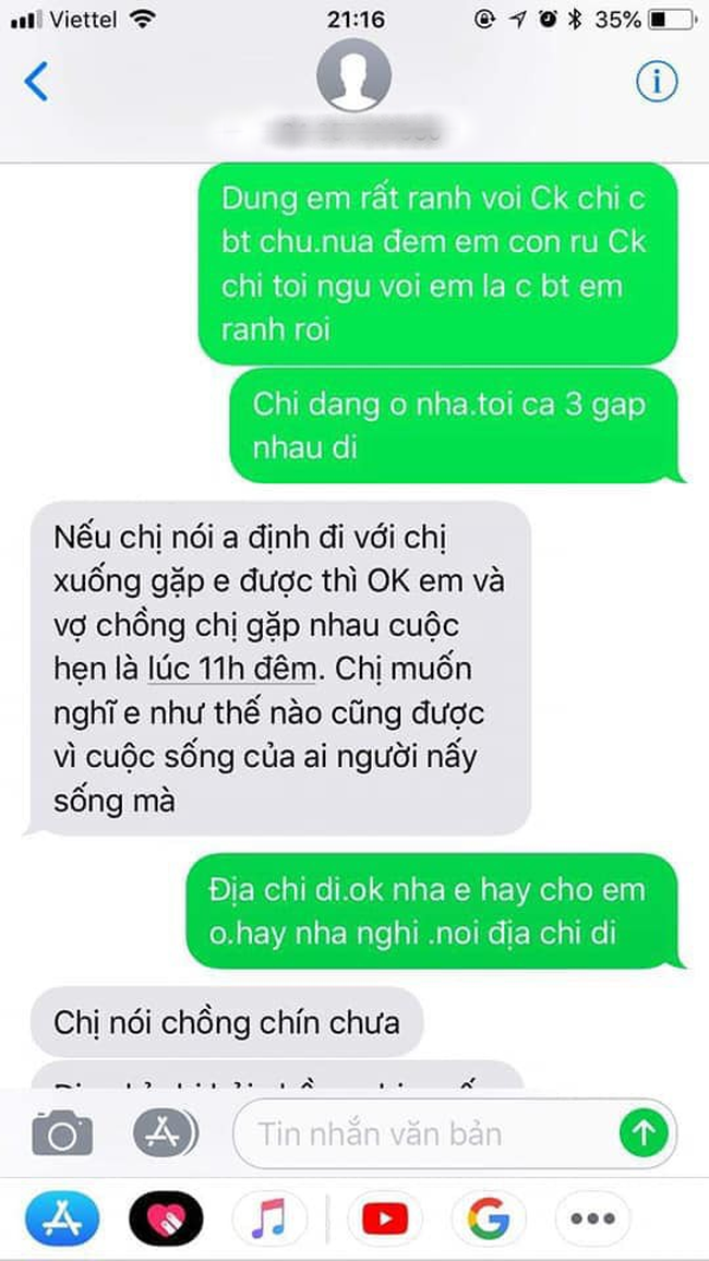 Bồ nhí của chồng rủ tối nay đến ngủ với em nhé bị vợ phát hiện còn nói đạo lý khiến chị em nóng mắt