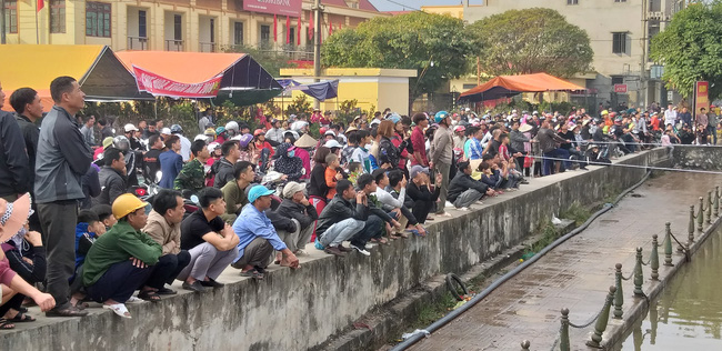 29 Tết, mẹ già phải leo xe thang thuyết phục con trai cố thủ trên ngọn cây ở Ninh Bình