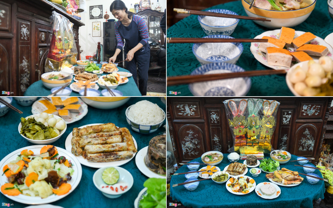 Mâm cỗ xưa người Hà Nội: Kỳ công, tinh tế, trọng sắc hương