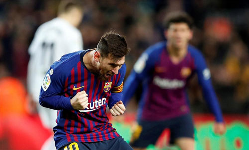 Messi bứt phá trong cuộc đua Giày Vàng