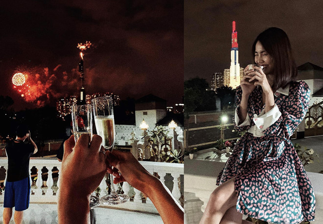 Sao Việt đón giao thừa ấm áp cùng gia đình, bạn bè