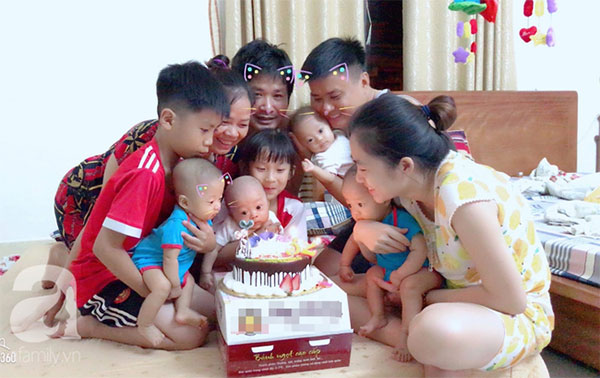 Mẹ trẻ đánh cược mạng sống sinh tứ thai đón mùa xuân đầu tiên bên các con: Tết của em dựa hết vào chồng