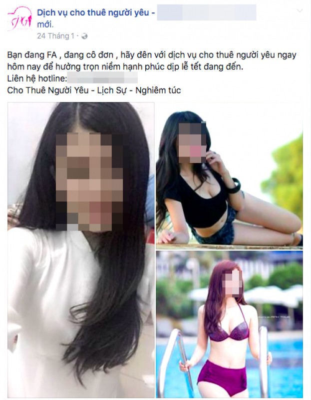 Dịch vụ cho thuê người yêu về ăn Tết và những câu chuyện dở khóc dở cười