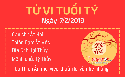 Tử vi Thứ 5 ngày 7/2/2019 của 12 con giáp: Sửu bất ngờ có lộc, Tị mệt mỏi kiệt sức