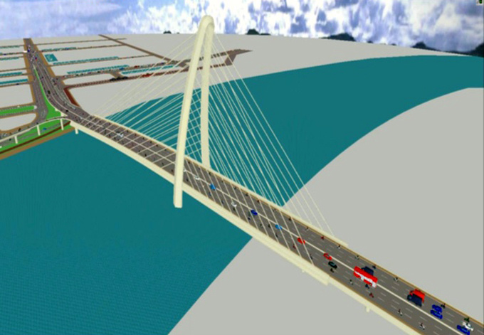 Cầu biểu tượng mới của TP HCM chậm tiến độ vì vướng mặt bằng