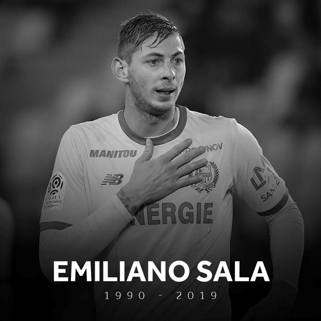 Emiliano Sala thiệt mạng trong vụ rơi máy bay