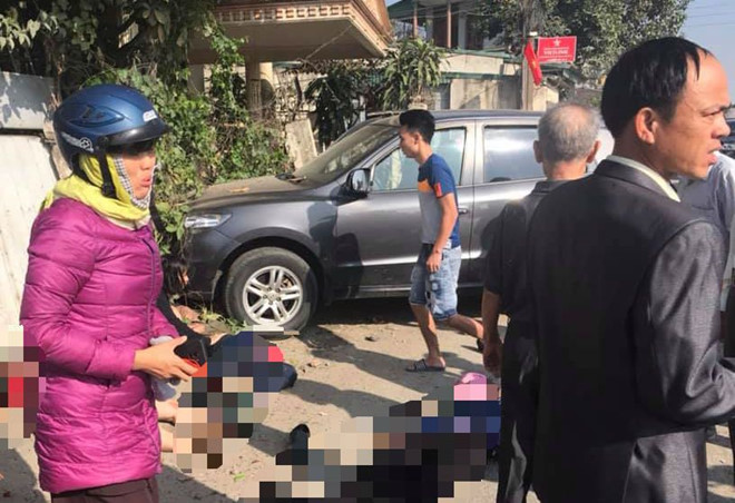 Hiện trường xe khách tông Santa Fe khiến 3 người tử vong