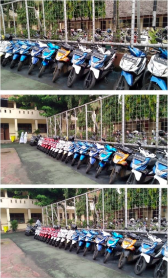 Bảo vệ trường nhà người ta: Ngày nào cũng xếp xe của học sinh theo hãng, màu sắc một cách ngăn nắp đáng kinh ngạc