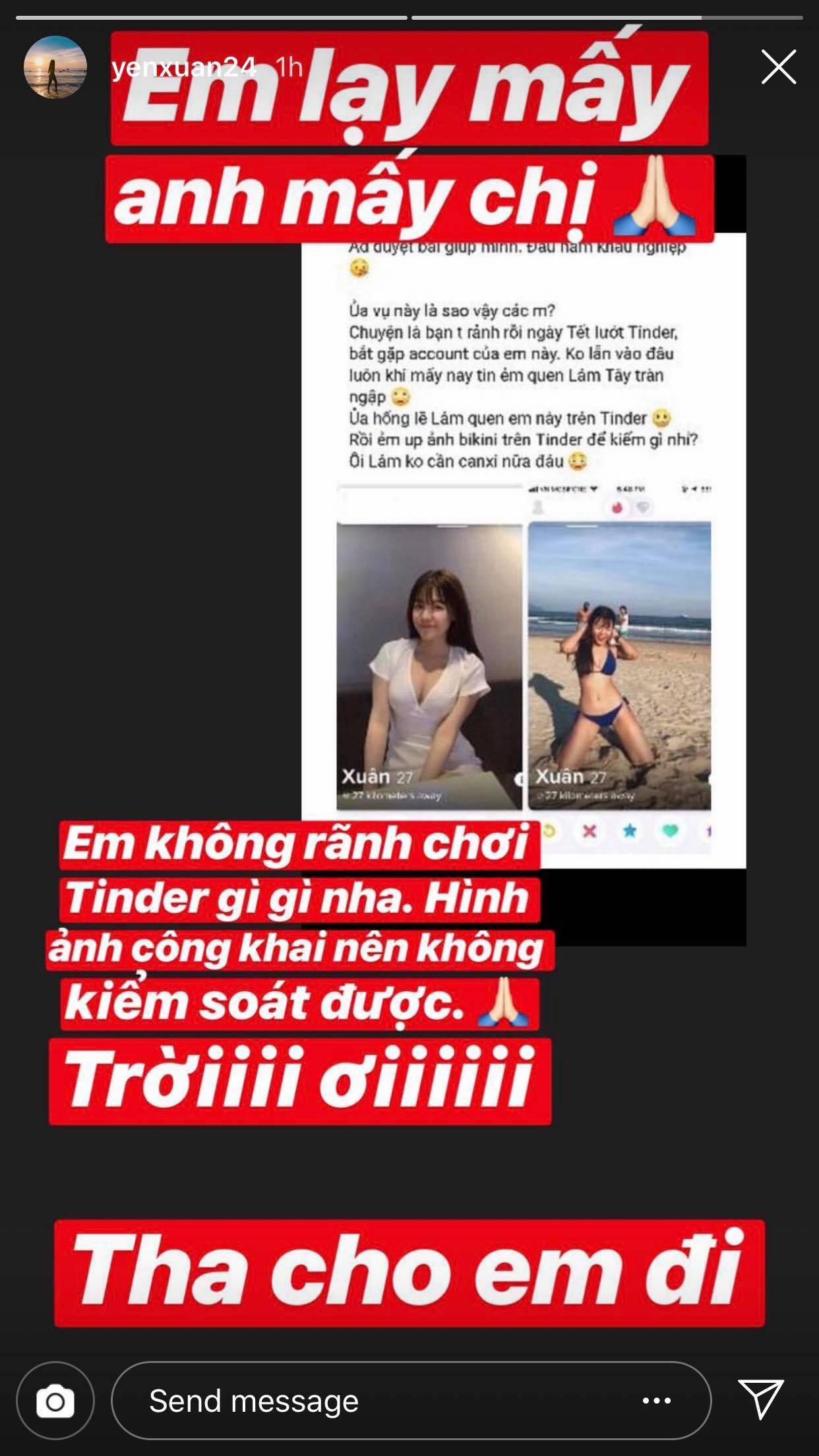 Lướt app hẹn hò gặp bạn gái Lâm Tây, đây là cách Yến Xuân phản ứng khi mang tiếng đứng núi này trông núi nọ