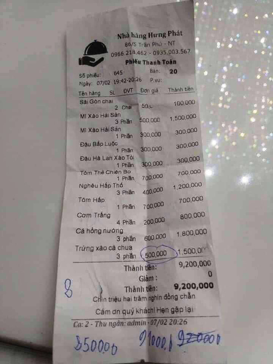 Bất ngờ lý do nhà hàng ở Nha Trang chém đẹp du khách Malaysia