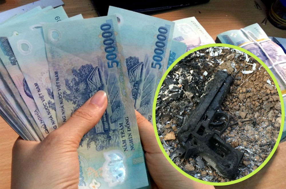 Hai người dân giao nộp 1,2 tỷ từ vụ cướp trạm thu phí Dầu Giây