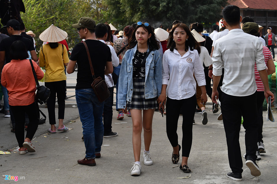 Hình ảnh không đẹp mắt ở chùa Bái Đính trước ngày khai hội