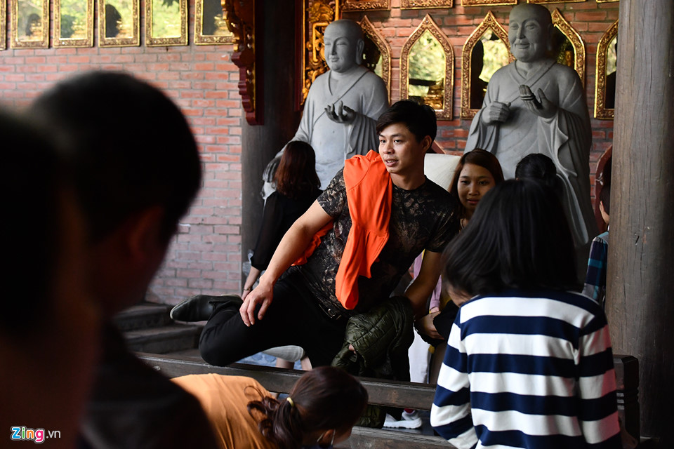 Hình ảnh không đẹp mắt ở chùa Bái Đính trước ngày khai hội