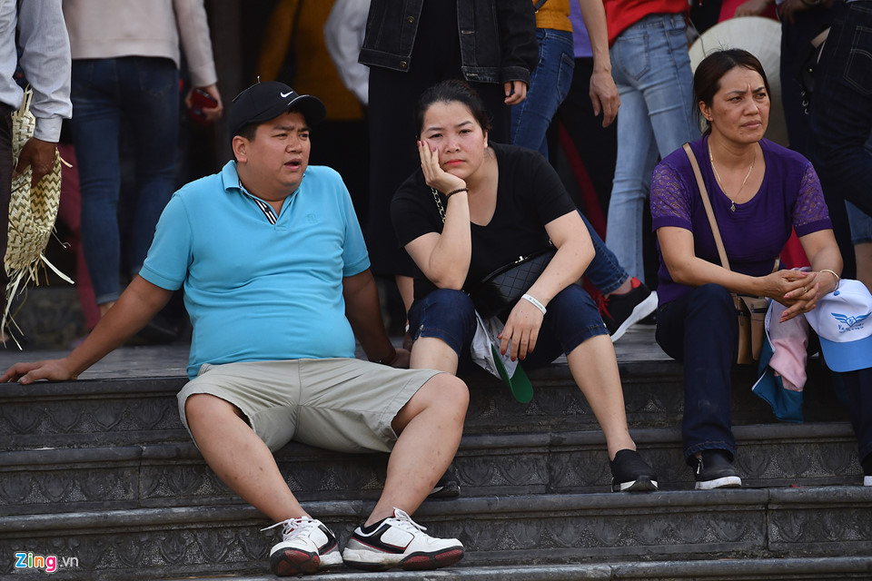 Hình ảnh không đẹp mắt ở chùa Bái Đính trước ngày khai hội