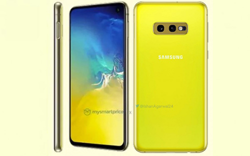 Galaxy S10 bản giá thấp lộ ảnh với màu vàng chuối