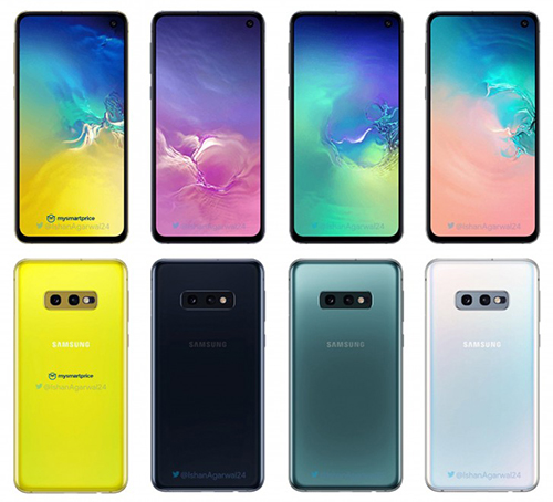 Galaxy S10 bản giá thấp lộ ảnh với màu vàng chuối