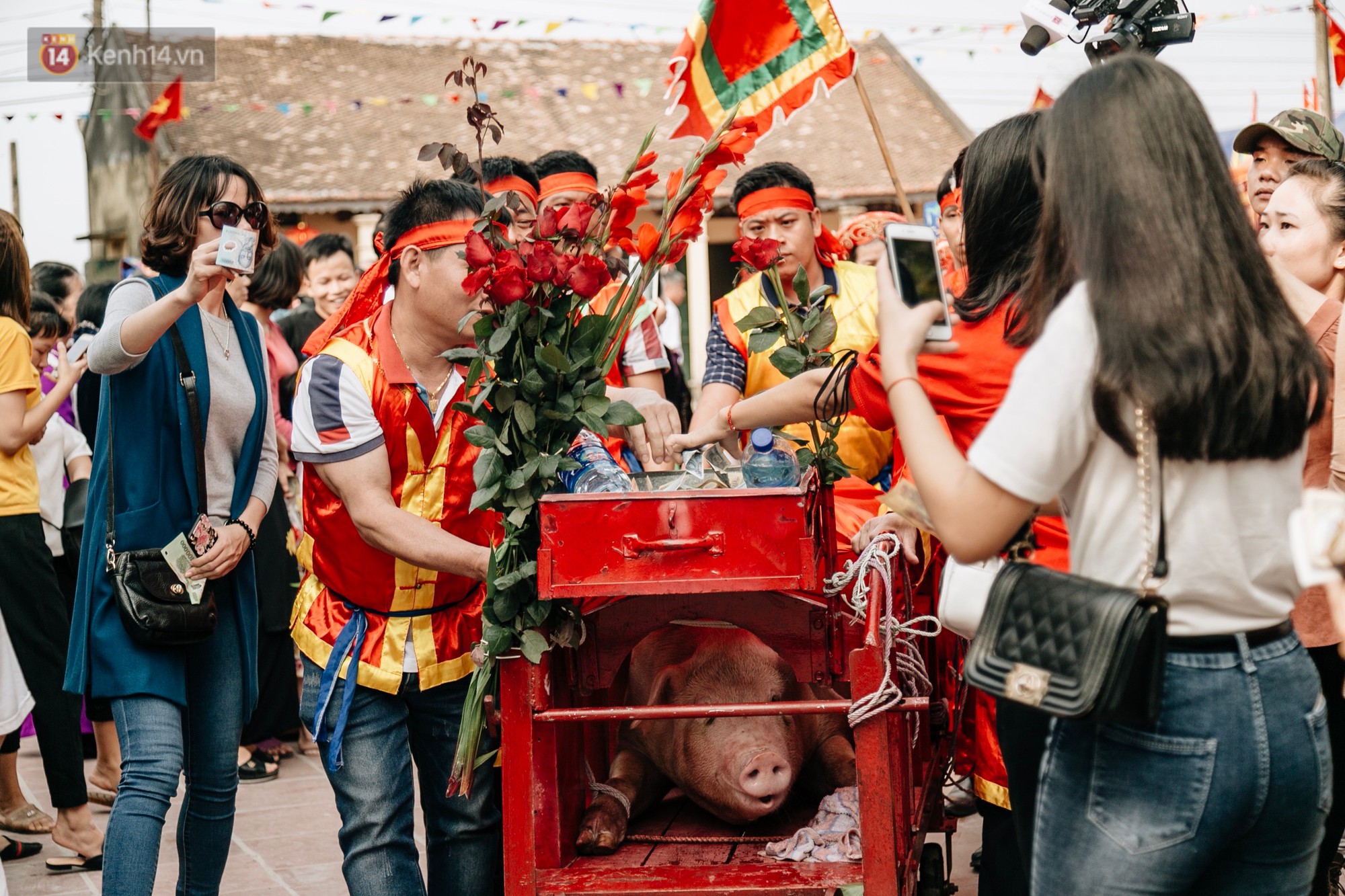 Video: Hàng trăm người dân tập trung chứng kiến nghi lễ chém lợn kín ngày đầu năm, máu 2 ông Ỉn chảy lênh láng