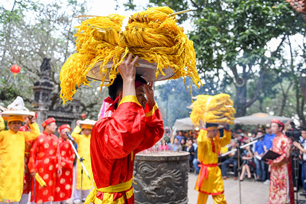Tướng bà hội đền Gióng được bảo vệ nghiêm ngặt