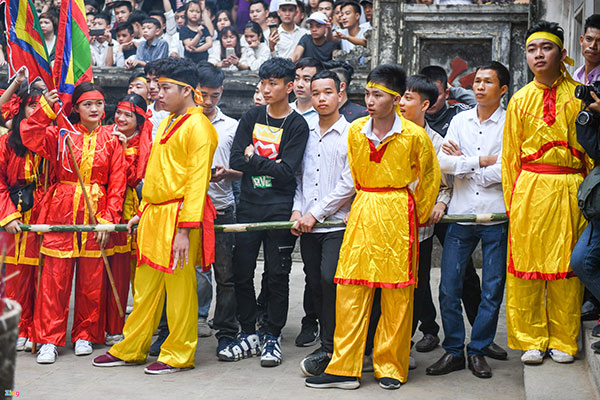 Tướng bà hội đền Gióng được bảo vệ nghiêm ngặt