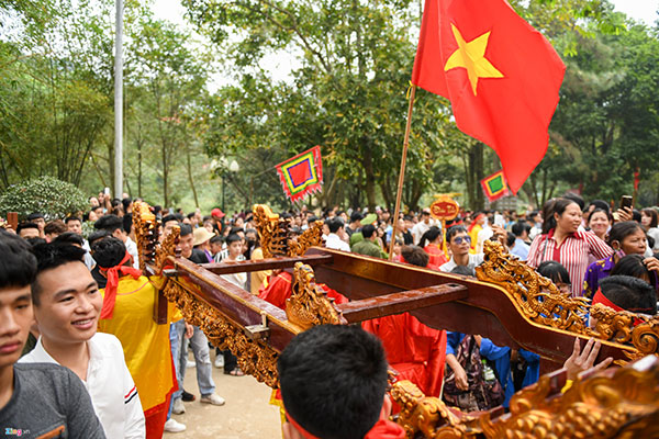 Tướng bà hội đền Gióng được bảo vệ nghiêm ngặt