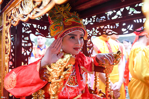 Tướng bà hội đền Gióng được bảo vệ nghiêm ngặt