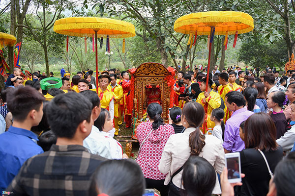 Tướng bà hội đền Gióng được bảo vệ nghiêm ngặt