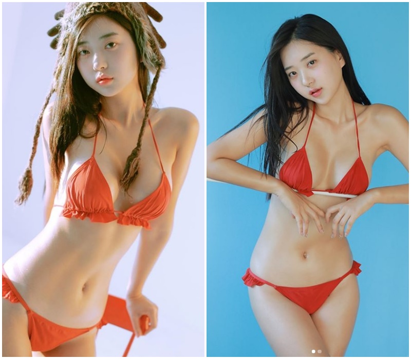 Cô văn thư Hàn Quốc thành thiên thần nội y nửa triệu fan