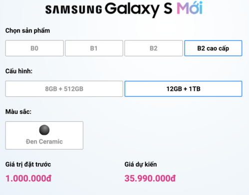 Galaxy S10 được cho đặt hàng ở Việt Nam, giá 36 triệu đồng Galaxy S10 được cho đặt hàng ở Việt Nam, giá 36 triệu đồng