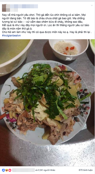 Mẹ chồng tương lai sai chặt thịt gà, cô gái trẻ khiến người yêu hốt hoảng vì với đống lá chanh to đùng Mẹ chồng tương lai sai chặt thịt gà, cô gái trẻ khiến người yêu hốt hoảng vì với đống lá chanh to đùng