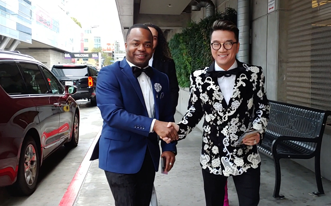 Mr Đàm lần đầu dự lễ trao giải Grammy ở Mỹ