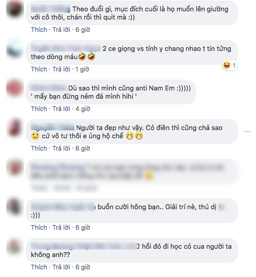 Dân mạng phản ứng trước phát ngôn gây sốc đầu năm của Nam Em: Nhiều người đưa tôi vào phòng và muốn hiếp tôi Dân mạng phản ứng trước phát ngôn gây sốc đầu năm của Nam Em: Nhiều người đưa tôi vào phòng và muốn hiếp tôi