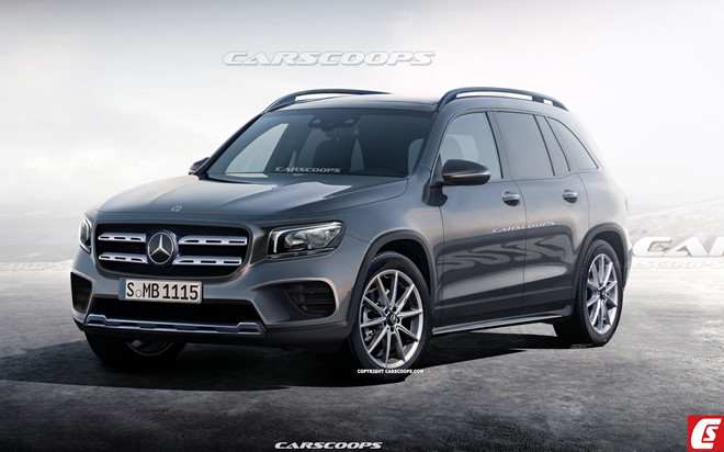 SUV Mercedes-Benz GLB 2020 dần lộ diện, cạnh tranh BMW X1, Audi Q3