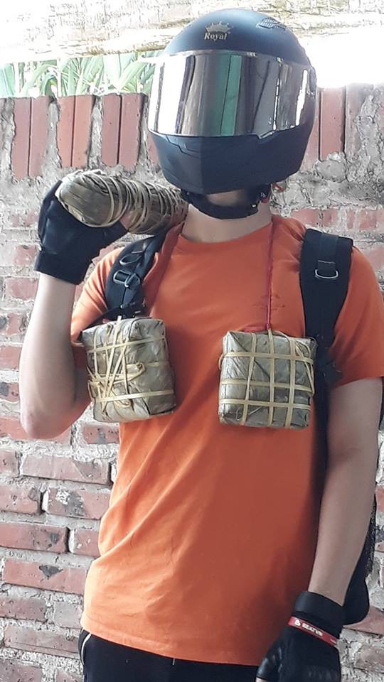 Hình ảnh gây đồng cảm nhất ngày: Hết Tết lên lại trường, bố mẹ nhất định ép mang theo cặp bánh chưng