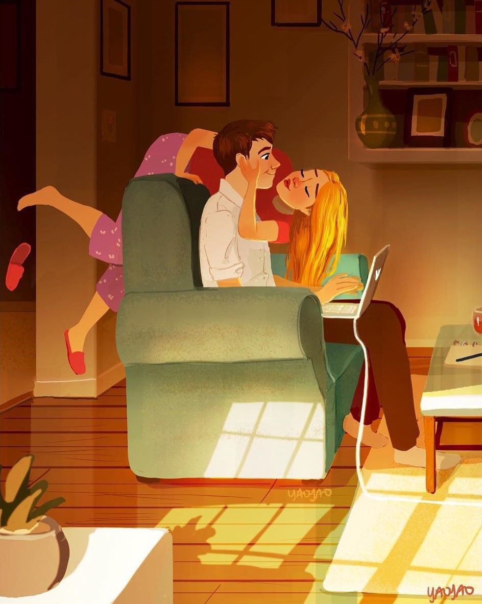 Bộ tranh Tình yêu có màu gì sẽ khiến bạn bất giác mỉm cười vì quá ngọt ngào Bộ tranh Tình yêu có màu gì sẽ khiến bạn bất giác mỉm cười vì quá ngọt ngào